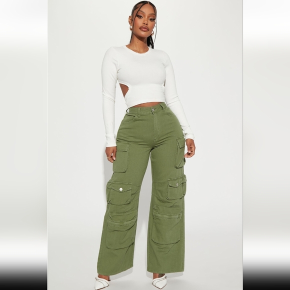 Fashion Nova Denim - Cargo jeans